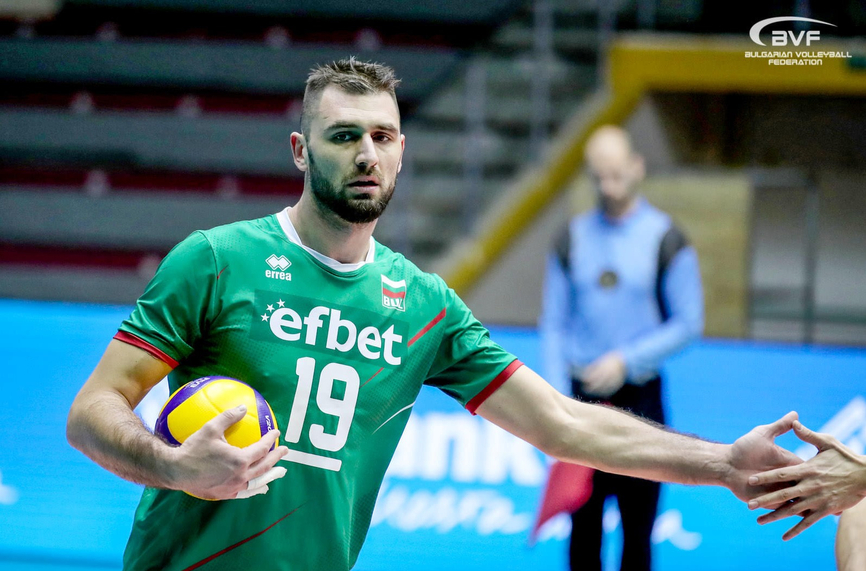 Капитанът на националния отбор на България по волейбол Цветан Соколов