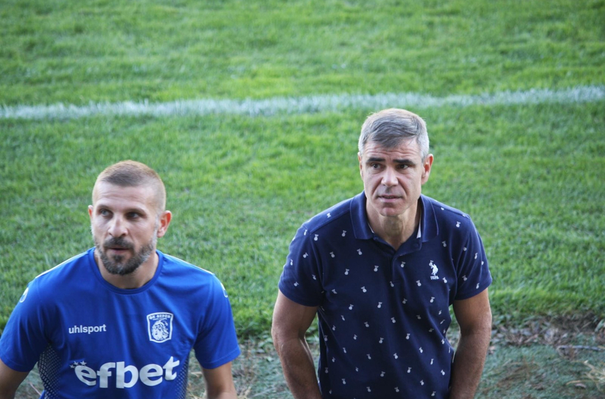 Новият нападател на Верея Йордан Димитров вкара първия си гол