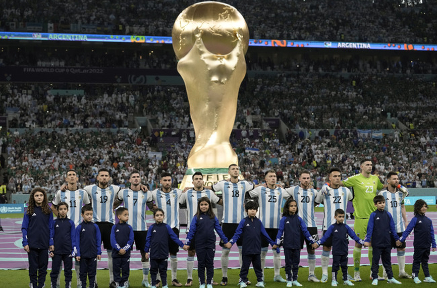 Лионел Меси и съотборниците му от Аржентина играха срещу Мексико