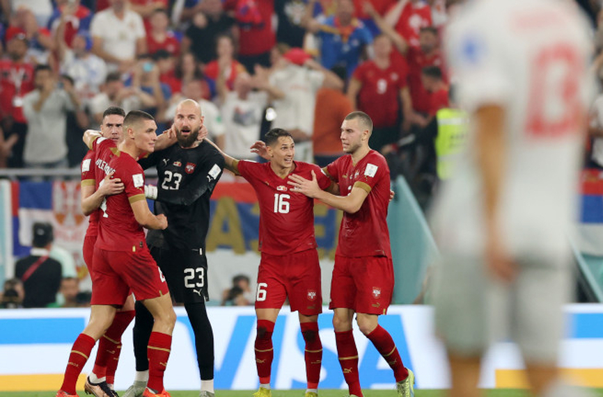 Фенове на сръбския национален отбор отправиха хейтърски скандирания на мача срещу Швейцария Това