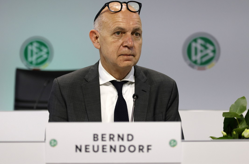 Президентът на германската футболна федерация Бернд Нойендорф заяви че се