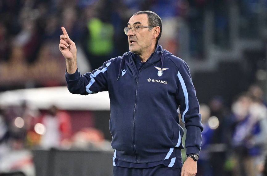 Старши треньорът на Лацио Маурицио Сари бе разгневен по време