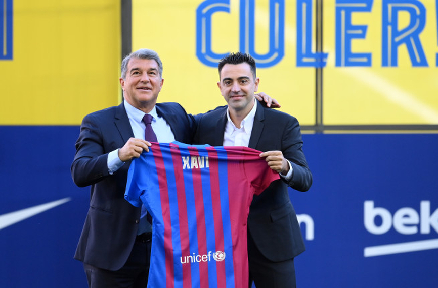Президентът на Барселона Жоан Лапорта коментира постигнатото от старши треньора
