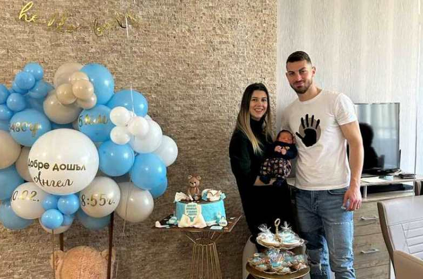 Нападателят на румънския ФК Брашов Милчо Ангелов стана баща на