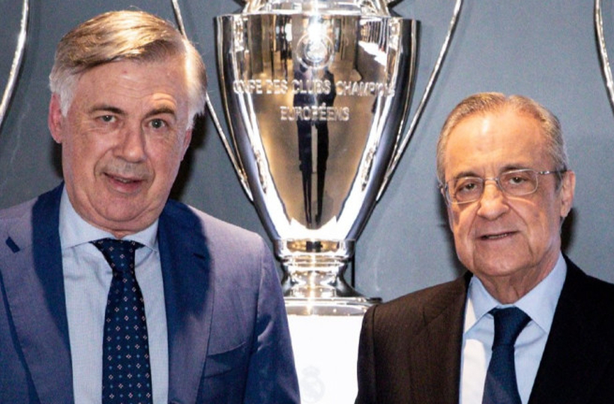 Президентът на Реал Мадрид Флорентино Перес е разговарял дълго със