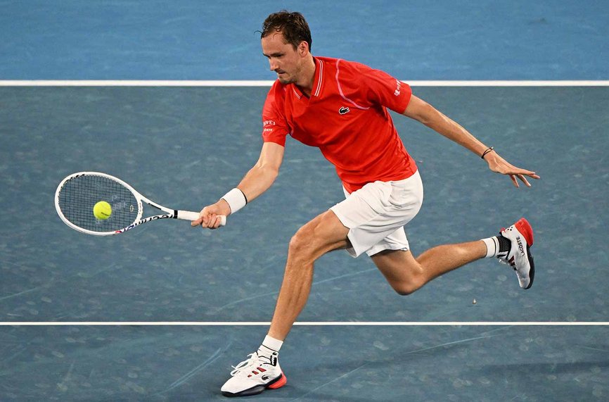 Руският тенисист Даниил Медведев е много доволен от формата си