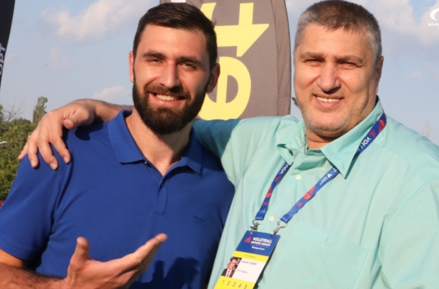 Президентът на Българска Федерация Волейбол (БФВ) Любомир Ганев проведе лична