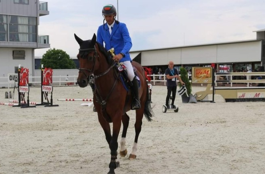 Българският ездач Денислав Александров с кон Диарадо Сон спечели изпитание