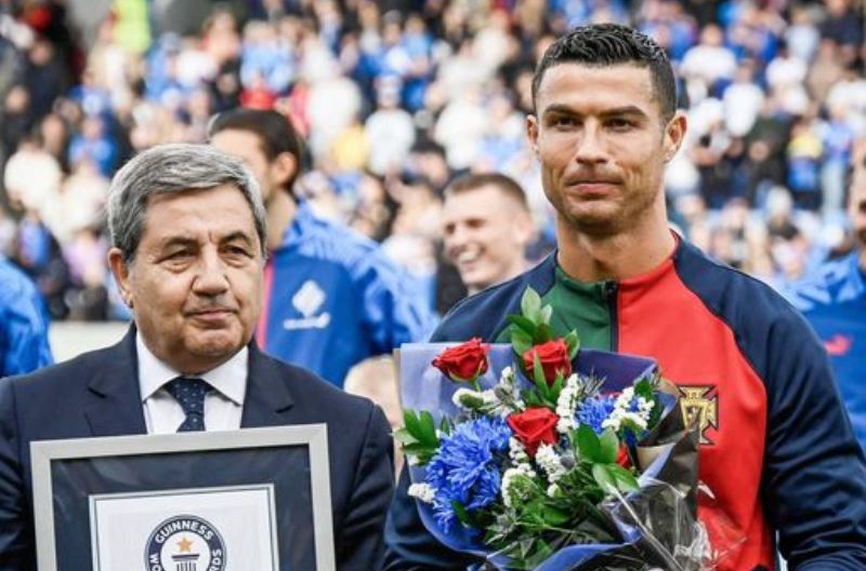 Кристиано Роналдо постави пореден исторически рекорд Капитанът на Португалия бе награден