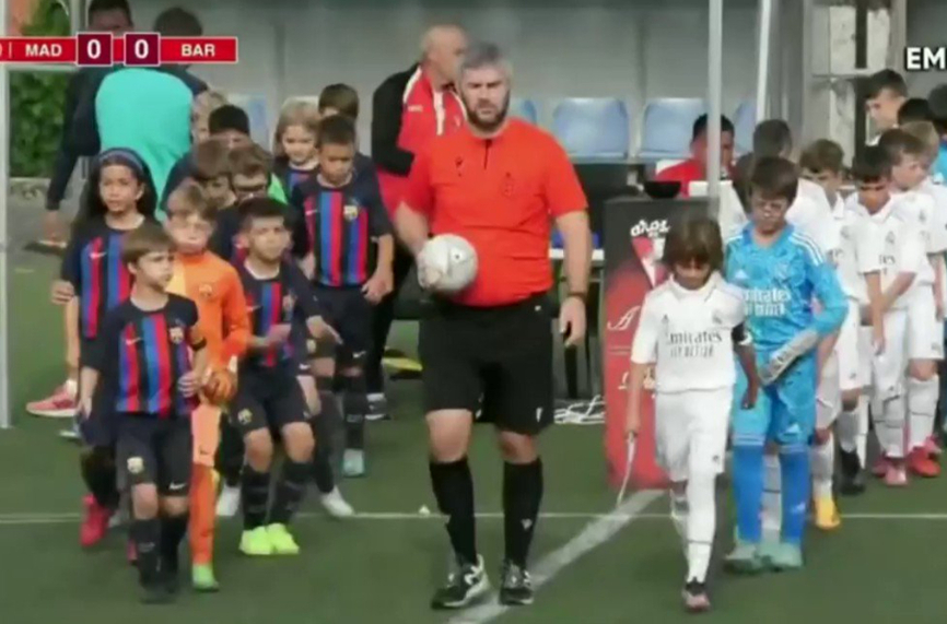 Сблъсъкът между Реал Мадрид и Барселона при юношите до 10