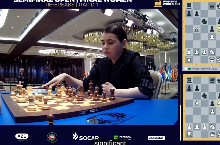 Реми беляза първия тайбрек на финала по шахмат при жените