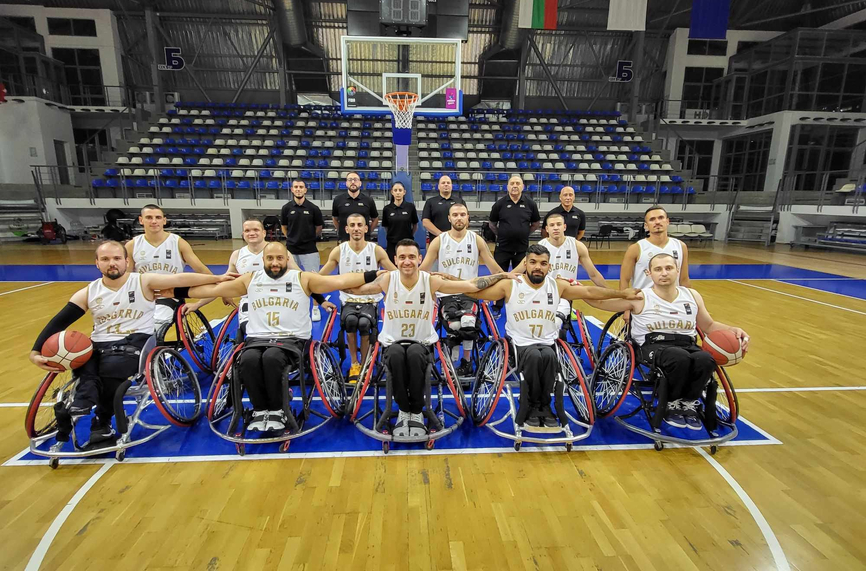 Националният отбор на България по баскетбол в колички се цели