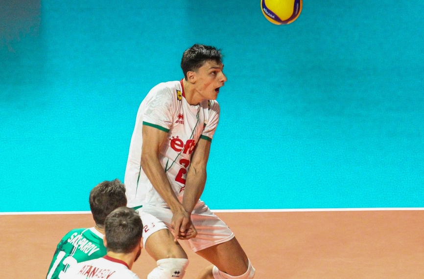 Младата звезда на българския волейбол Александър Николов не скри силните