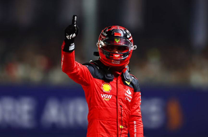 Карлос Сайнц показа желязни нерви в края на Гран При