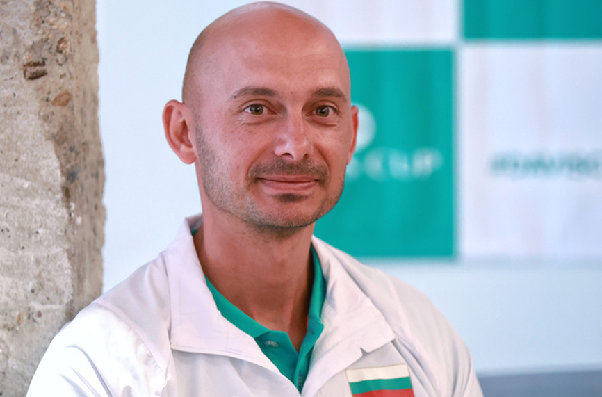 Капитанът на България за Купа Дейвис Валентин Димов е оптимист