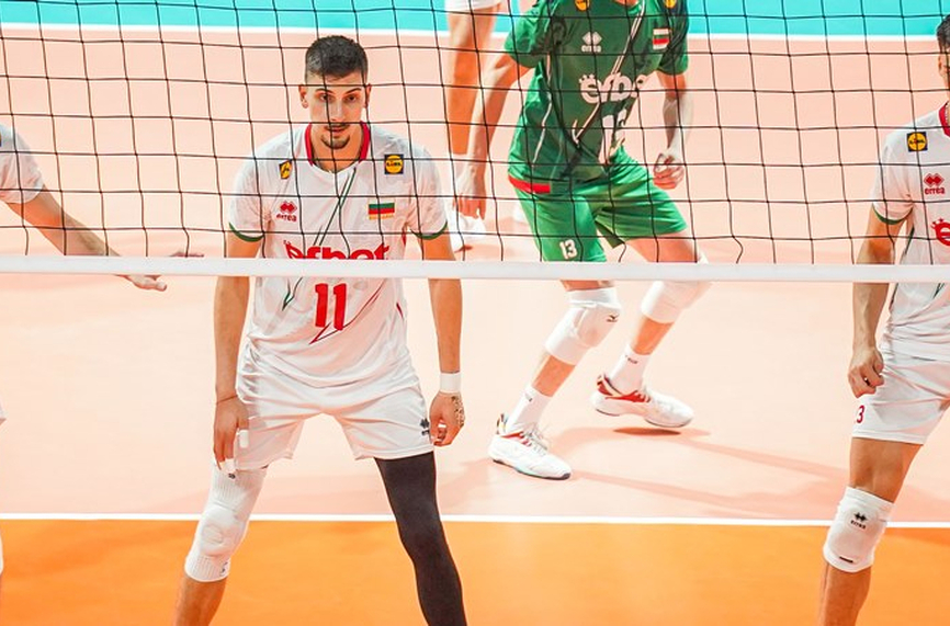 Българският национален отбор по волейбол за мъже допусна първа загуба