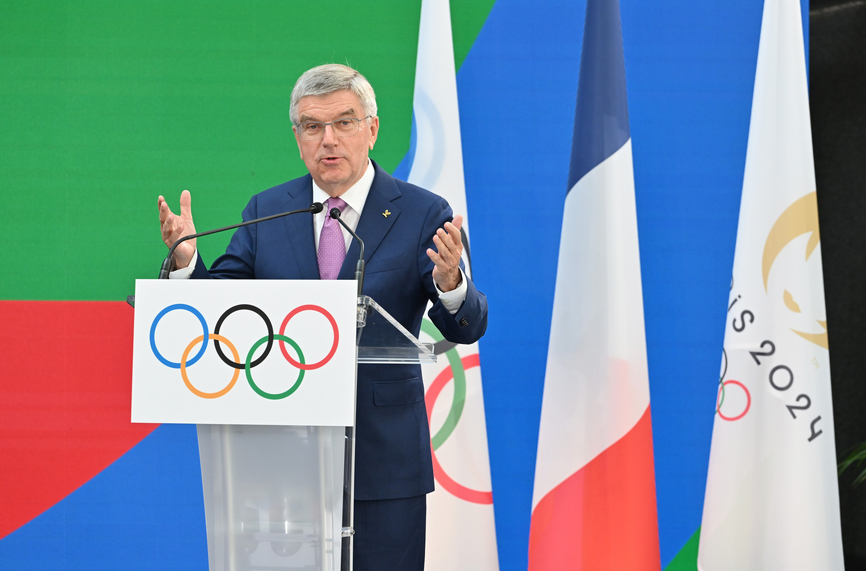 Президентът на Международния олимпийски комитет МОК Томас Бах се срещна