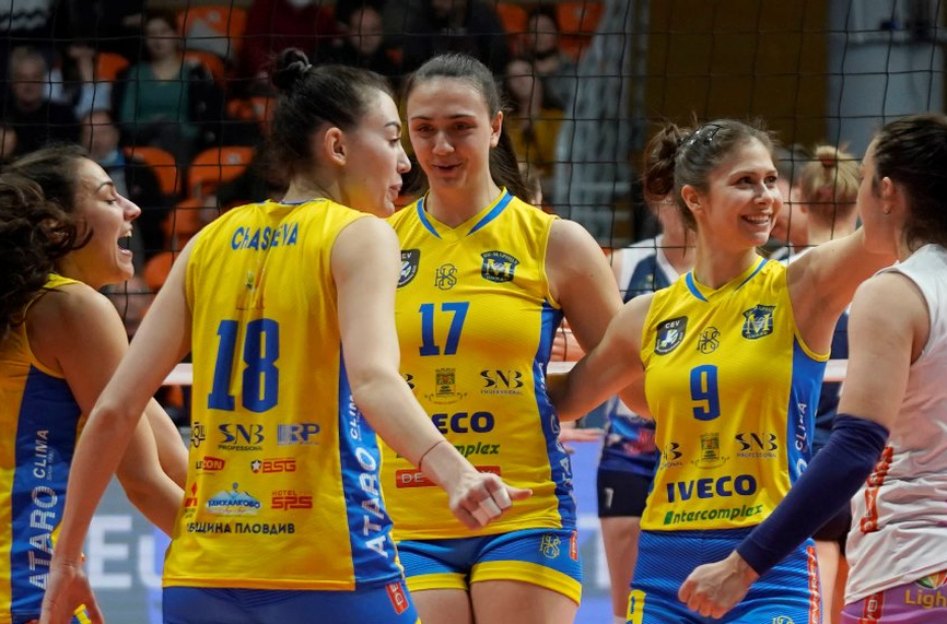 Волейболният шампион на България при жените Марица Пловдив разбра пълната