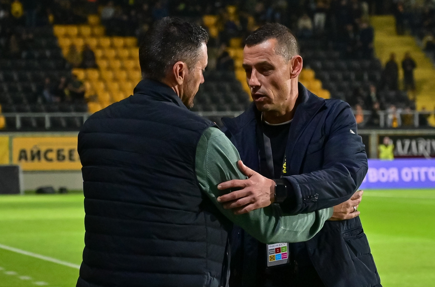 Старши треньорът на Локомотив Пловдив Александър Томаш говори след дербито