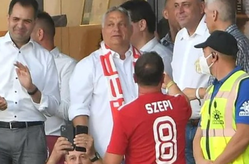 Президентът на Унгария Виктор Орбан е очакван на стадион Васил