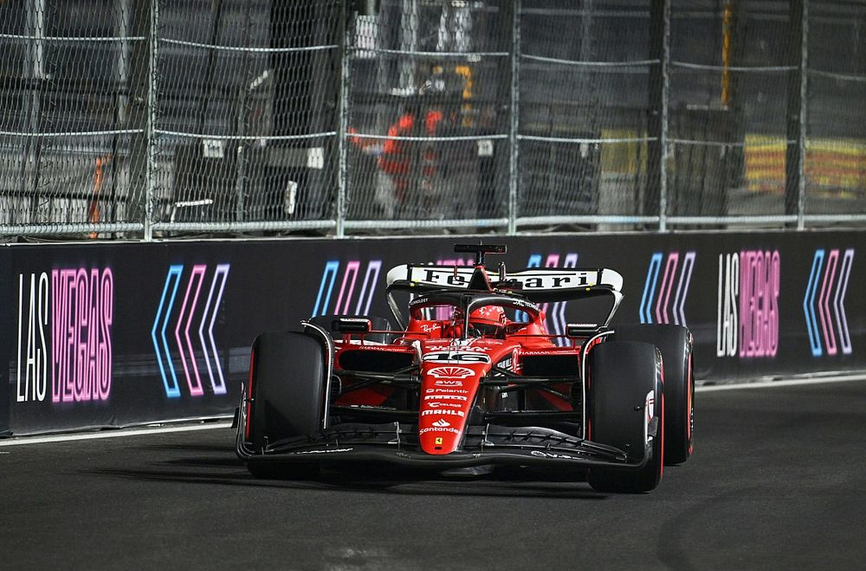 Снимка: Ферари отнесе конкуренцията в квалификацията в Лас Вегас