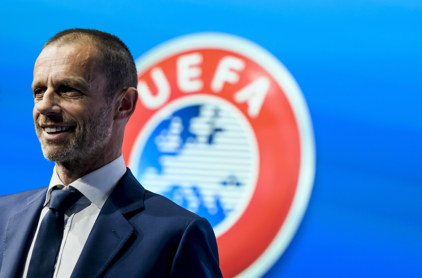 Президентът на Европейската футболна асоциация УЕФА Александър Чеферин пристига утре