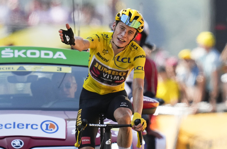 Двукратния победител в колоездачната обиколка на Франция Йонас Вингегор е