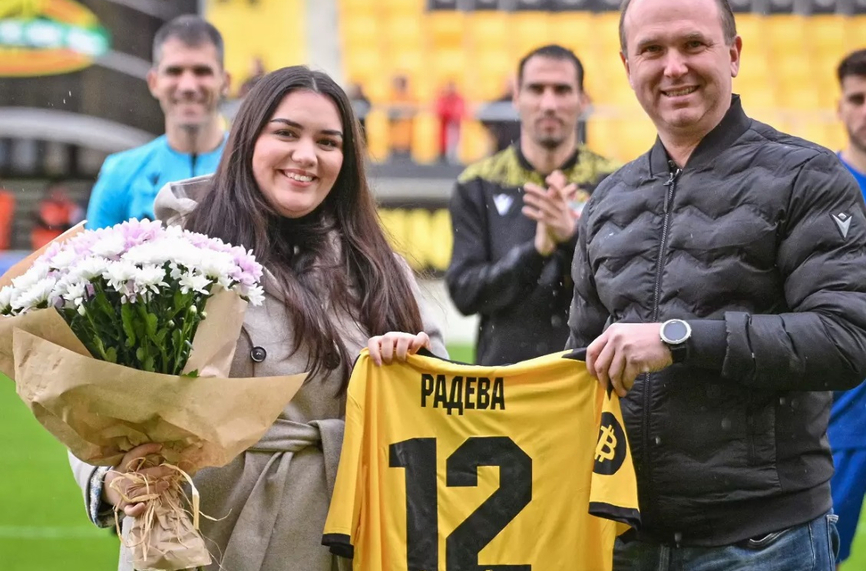 Ботев Пловдив направи специален жест към Виктория Радева – една