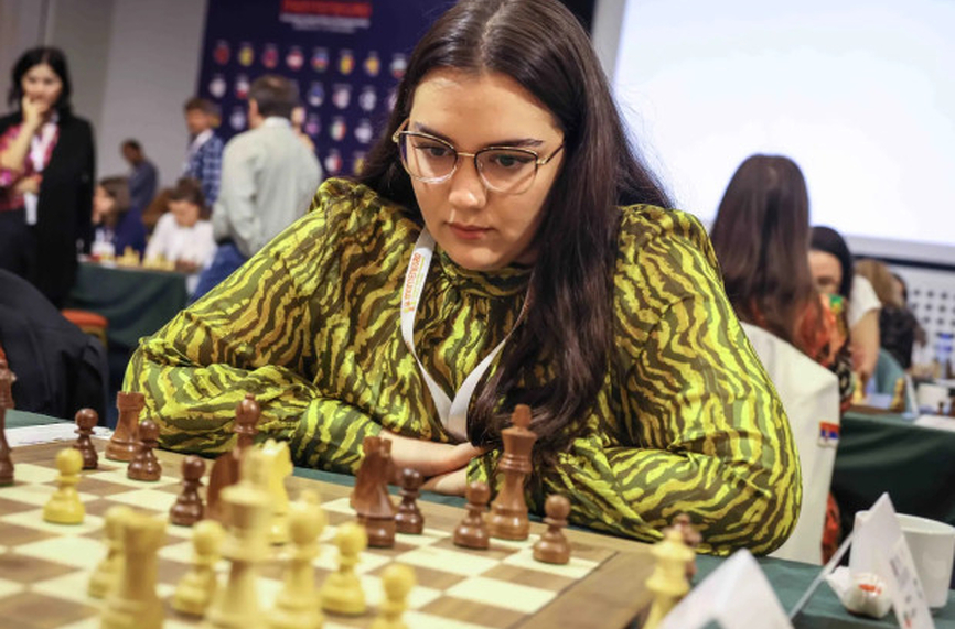 Шахматистката Виктория Радева която бе част от националния отбор на