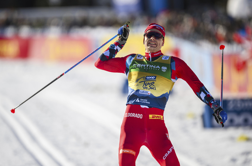 Харалд Амундсен е на крачка от триумфа в "Тур дьо ски"