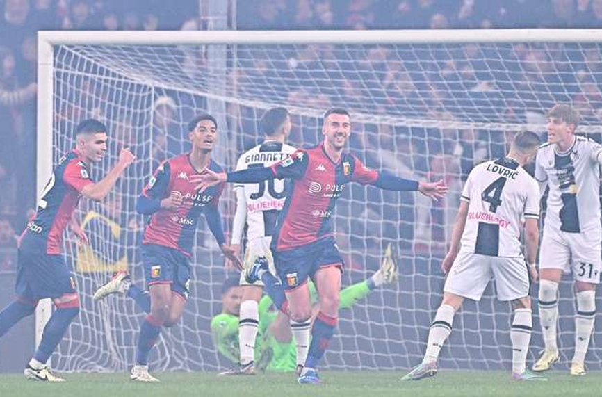 Дженоа засили Удинезе към Серия Б със страхотен гол (ВИДЕО)