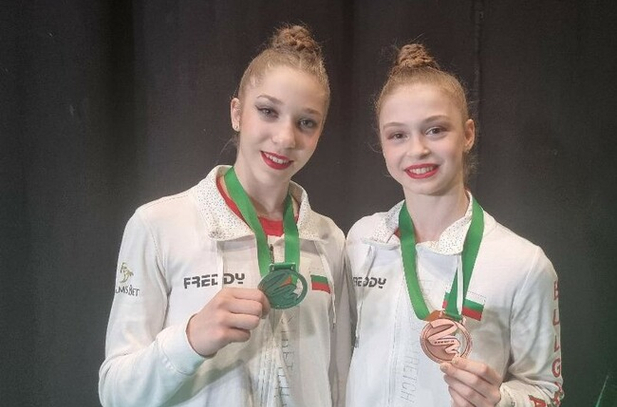 Два медала за девойките на Европейското по художествена гимнастика