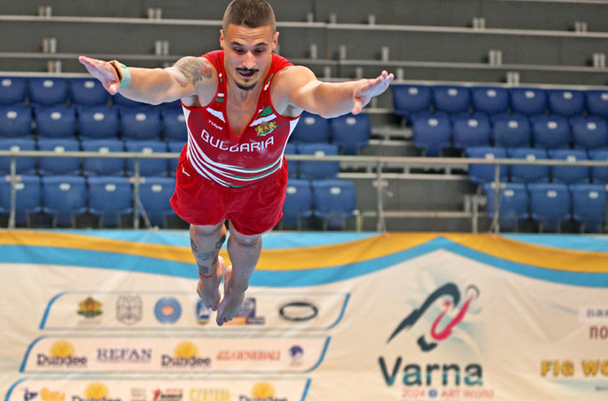 Димитър Димитров влезе като резерва във финал на СК по спортна гимнастика във Варна