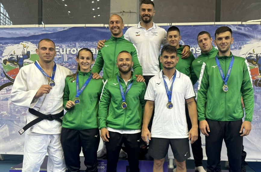 Титла и четири бронзови медала за България на Европейското първенство по джудо за полицаи