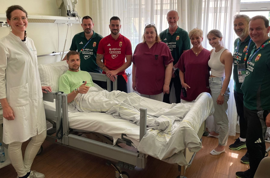 Унгарският щаб посети Барнабаш Варга в болницата
