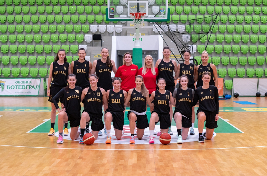 Женският национален тим по баскетбол започна подготовка за контролите през август